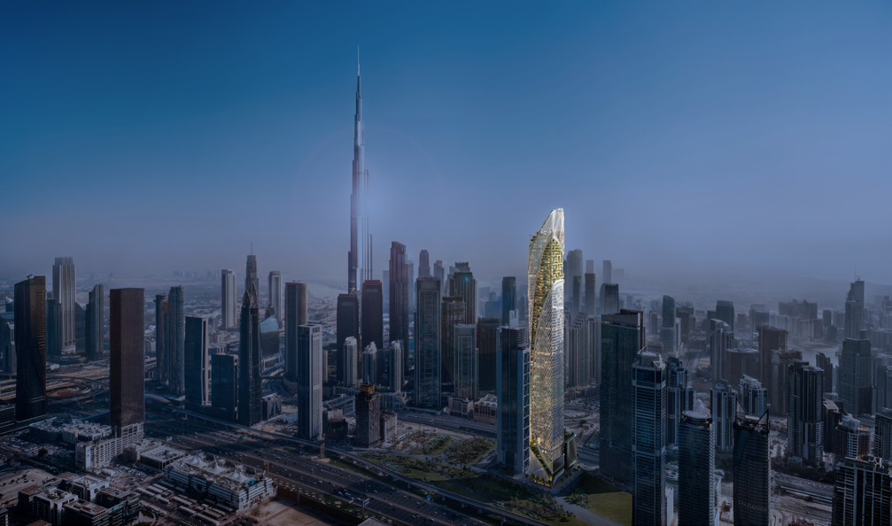 The tower on Sheikh Zayed Road