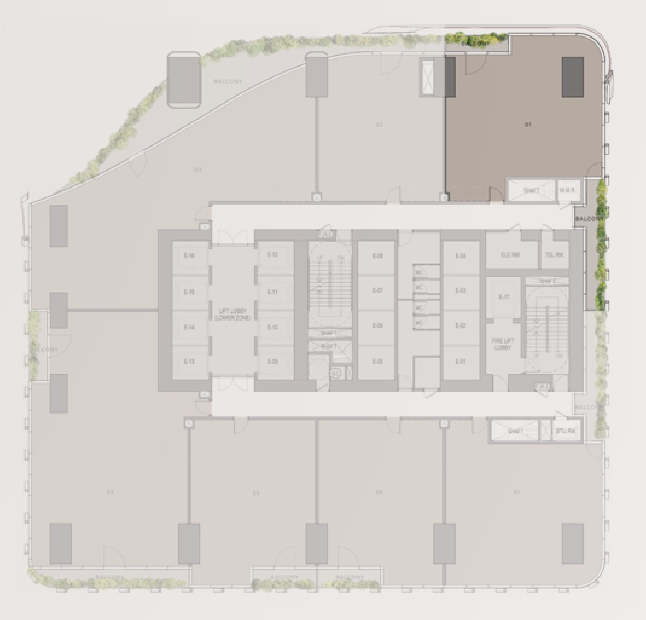 Medium Offices — floorplan